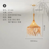 lustre tissé main nordique japonais suspendues