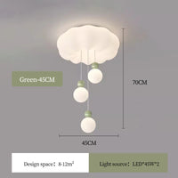 lustre moderne nuage pour chambre enfant romantique et chaleureux