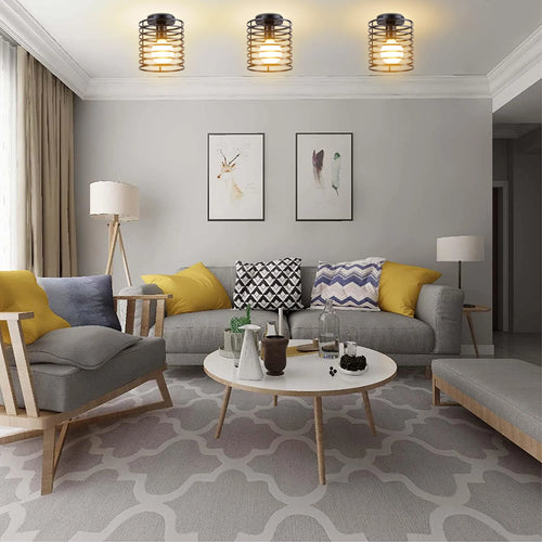 plafonnier moderne à leds style industriel vintage rétro loft