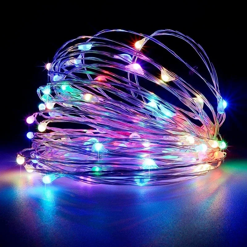 guirlande lumineuse led pour mariage fête jardin et décoration - vue 4 sur 9