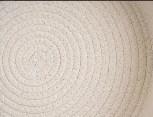panier tissé en corde pour rangement divers et cosmétiques