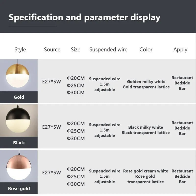 lampe suspendue moderne led intérieur salon chambre étude banquet - vue 5 sur 24