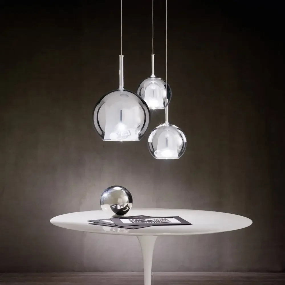 suspension moderne led en verre pour restaurant intérieur - vue 4 sur 10
