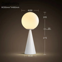 Glas-Tischlampen für eine moderne und stilvolle Dekoration