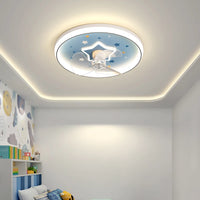 Moderner LED-Deckenventilator mit dekorativer Deckenleuchte für den Innenbereich