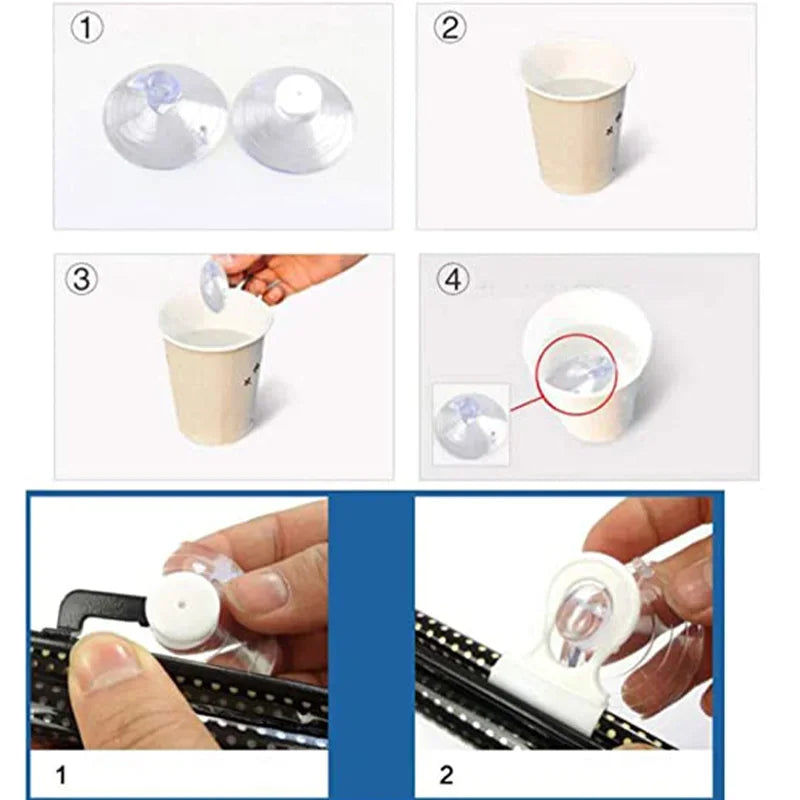 Store enrouleur occultant à ventouses pour fenêtre voiture