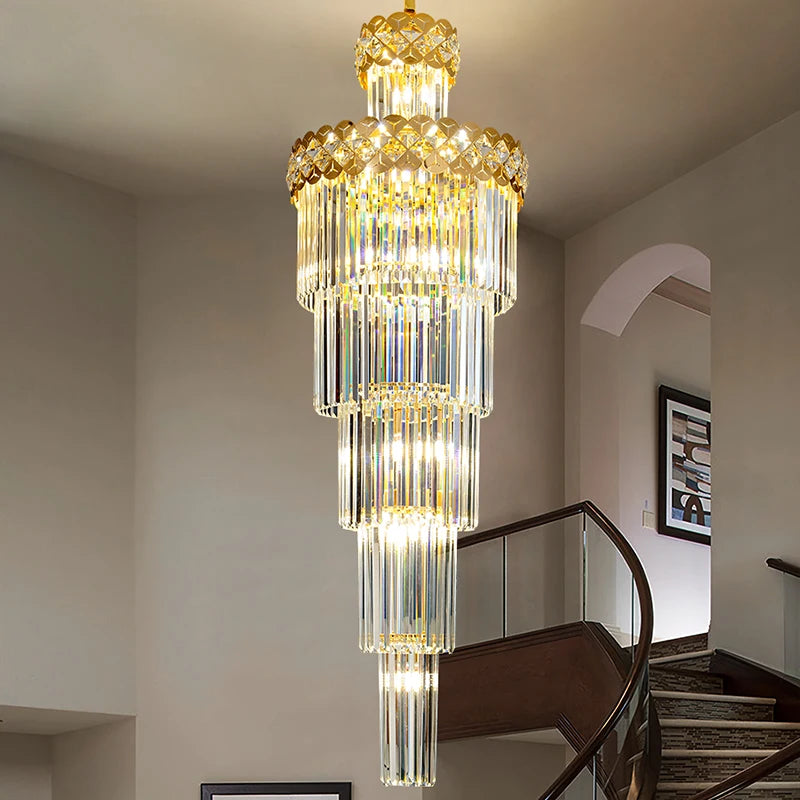 lustre design en cristal pour intérieur moderne et élégant - vue 5 sur 12
