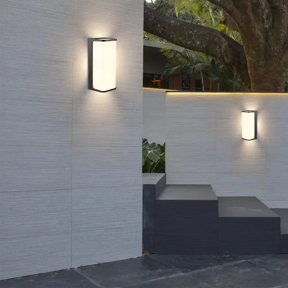 Applique murale LED étanche extérieure IP65 éclairage extérieur LED moderne porche lumières balcon jardin lumières applique extérieure 110V 220V - vue 6 sur 7