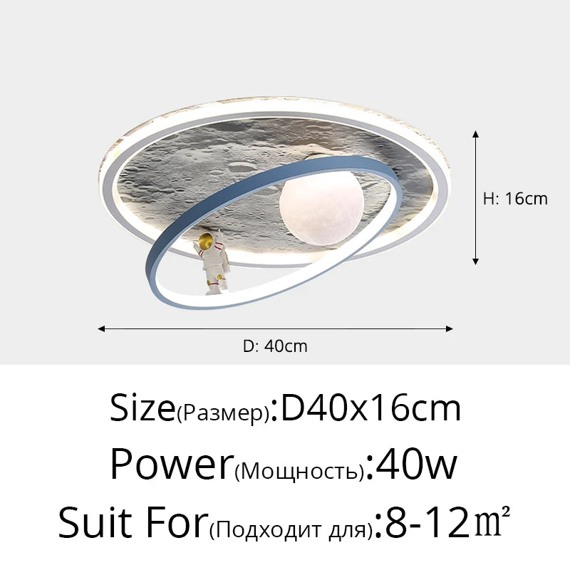Runde LED-Deckenleuchte für moderne Innenbeleuchtung - vue 12 sur 12