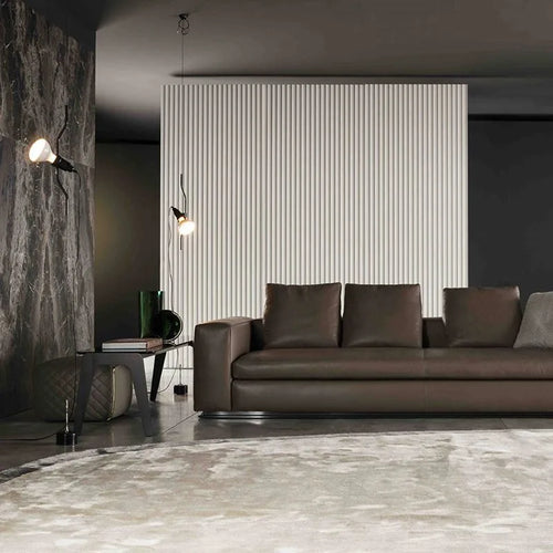 Verstellbare Stehleuchte aus Metall im Art-déco-Stil für modernes Interieur - vue 5 sur 15