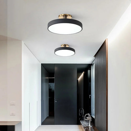 Kreative nordische LED-Deckenleuchte Macaron romantisch minimalistisch - vue 2 sur 13