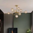 LED-Kronleuchter modernes Design in magischer Bohnenform
