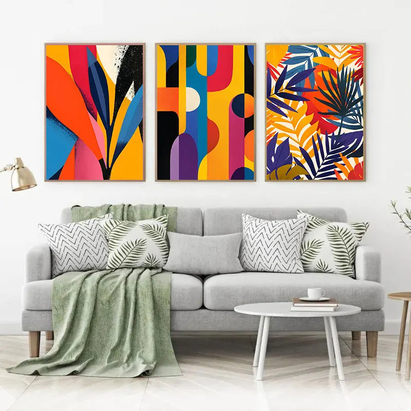 peinture abstraite pour décoration murale artistique élégante