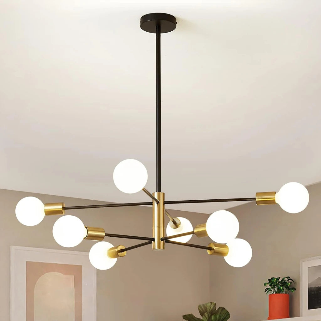 lustre moderne spoutnik pour un décor contemporain élégant - vue 7 sur 11