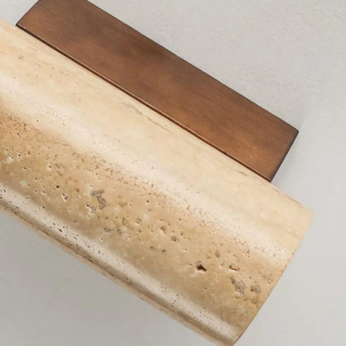 LED-Wandleuchte aus Naturstein mit Farbtemperatursteuerung - vue 6 sur 8