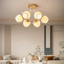 Romantische nordische Deckenleuchte mit floralem Design für elegantes Ambiente