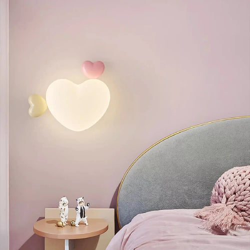 LED-Wandleuchte in Herzform für das Kinderzimmer - vue 4 sur 12