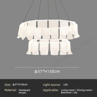 Moderne und kreative LED-Pendelleuchte aus Acryl