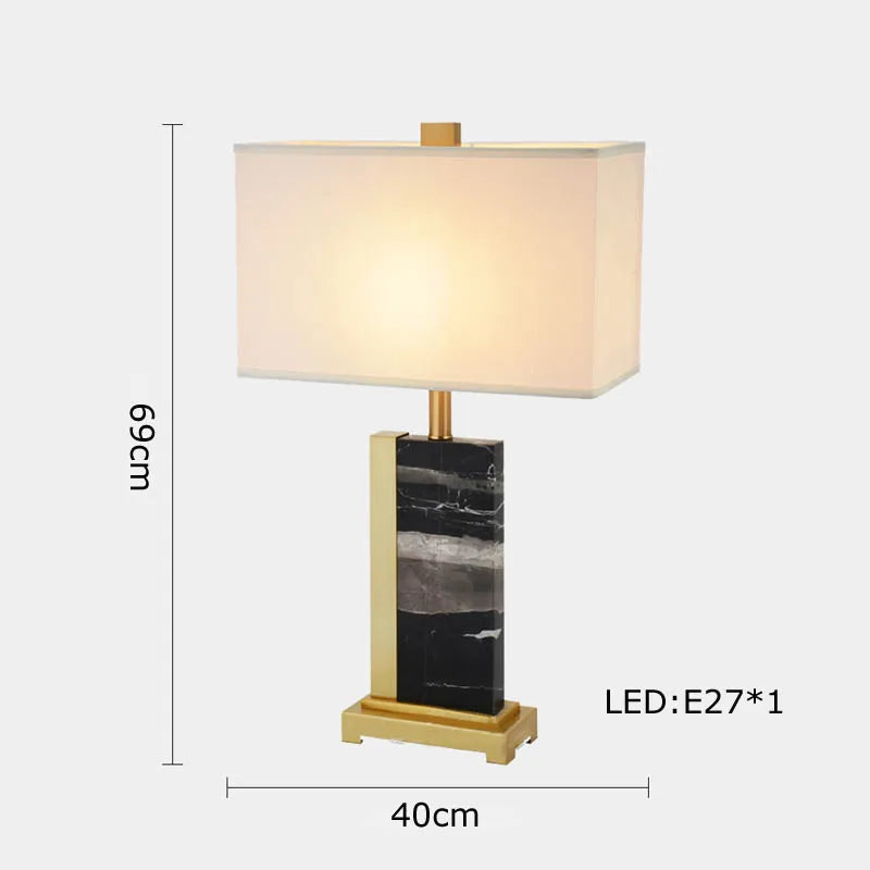 lampe de table rétro en tissu pour décoration intérieure - vue 10 sur 21