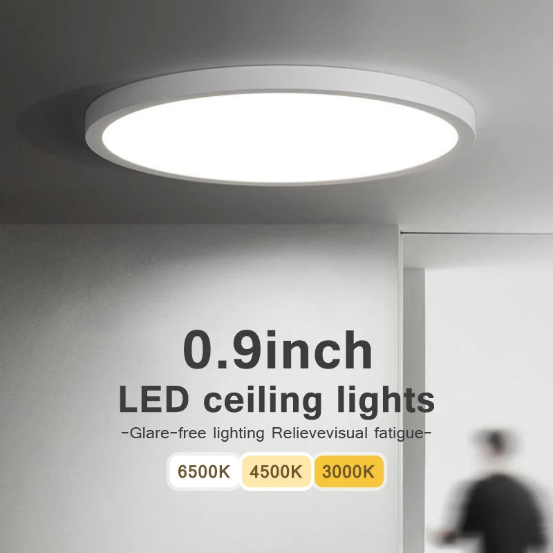 Ultraflache LED-Deckenleuchte Creative Clouds für verschiedene Räume - vue 6 sur 26