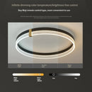 plafonnier led moderne minimaliste avec télécommande ronde