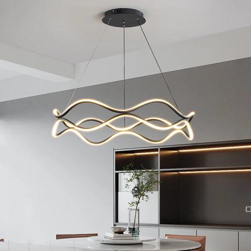 Minimalistischer nordischer Kronleuchter für moderne Wohnkultur - vue 5 sur 13