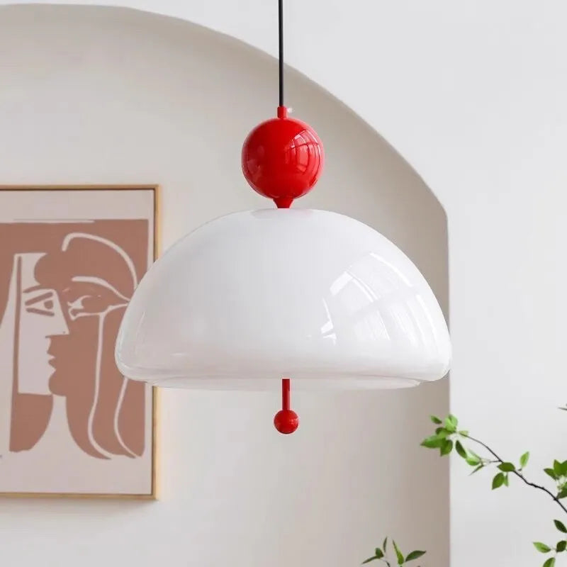 Lustre en verre design style français