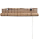 Store roulant en bambou style naturel pour fenêtre salon