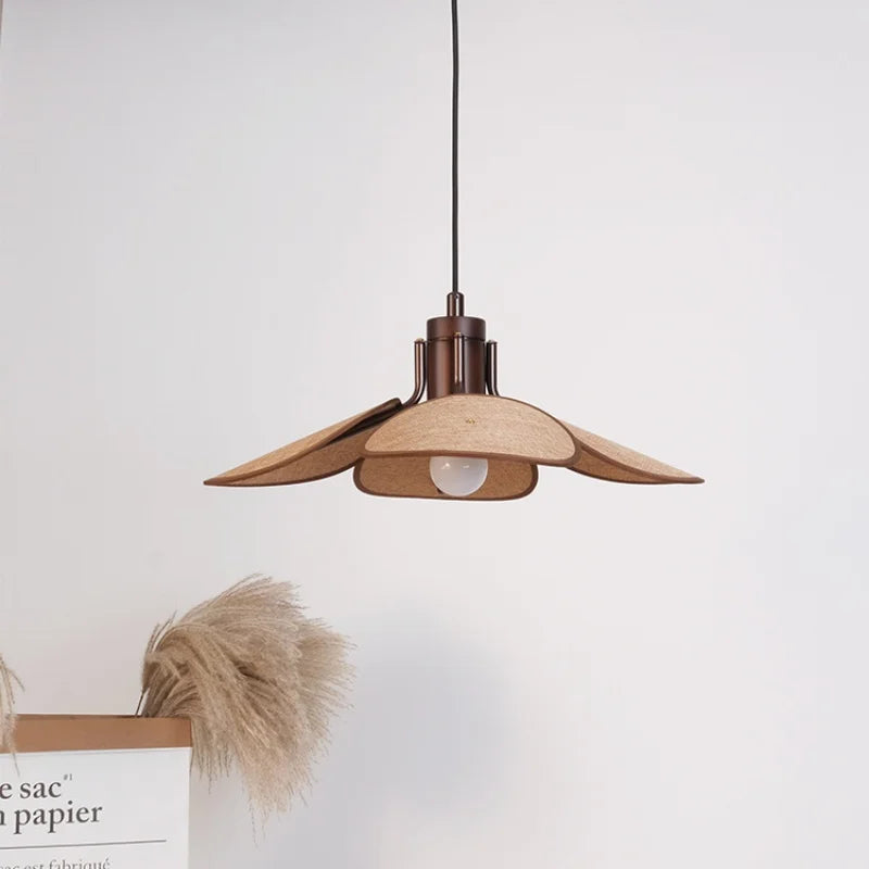 LED-Pendelleuchte minimalistisch Wabi Sabi nordischer Stil - vue 4 sur 23