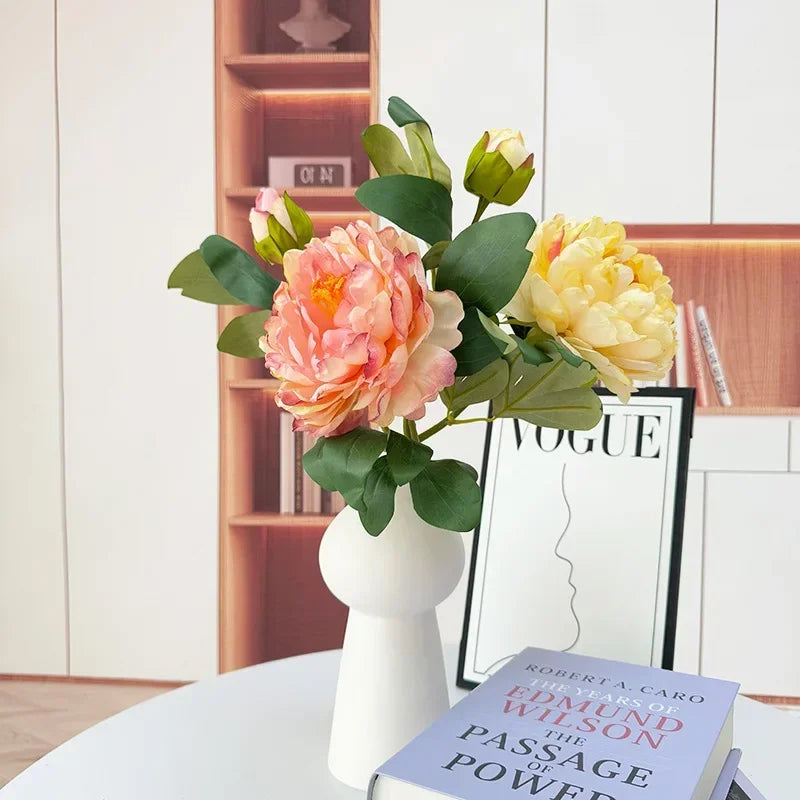 fleurs artificielles en soie pour décoration de fête - vue 3 sur 15