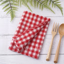 Serviette de table coton vichy 42x42 style champetre