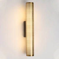 Applique murale LED en laiton et fer