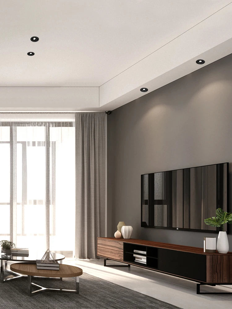 spot led 	encastré lumineux rond réglable pour éclairage intérieur - vue 4 sur 13