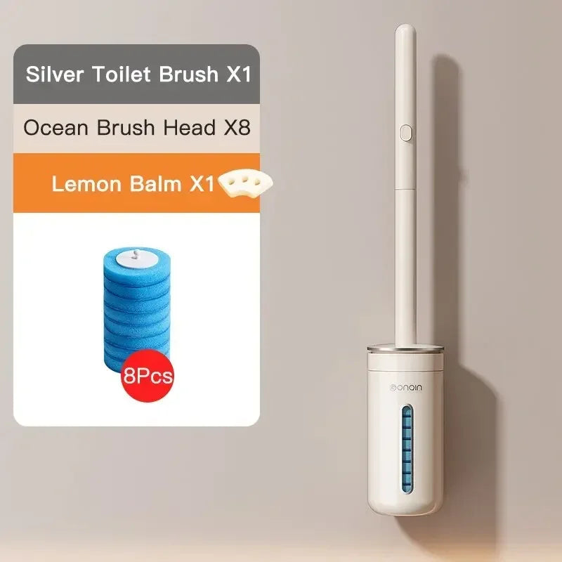 brosse de toilette jetable et outils de nettoyage pratiques - vue 11 sur 18