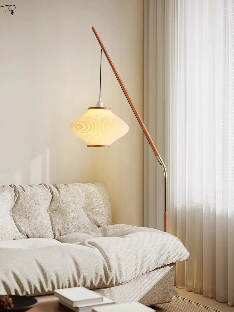 Lampadaire LED E27 de pêche médiéval au Design japonais - vue 3 sur 6