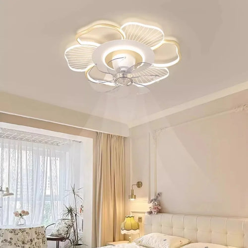Moderner Deckenventilator mit 360-Grad-Rotation für trendige Beleuchtung - vue 5 sur 6