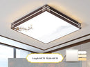 lustre rectangulaire à led pour éclairage intérieur moderne