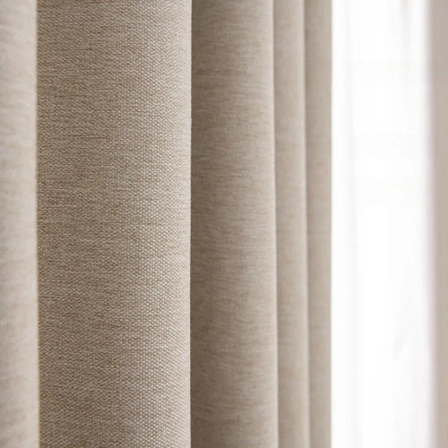 Rideau nordique occultation partielle salon chambre sur mesure