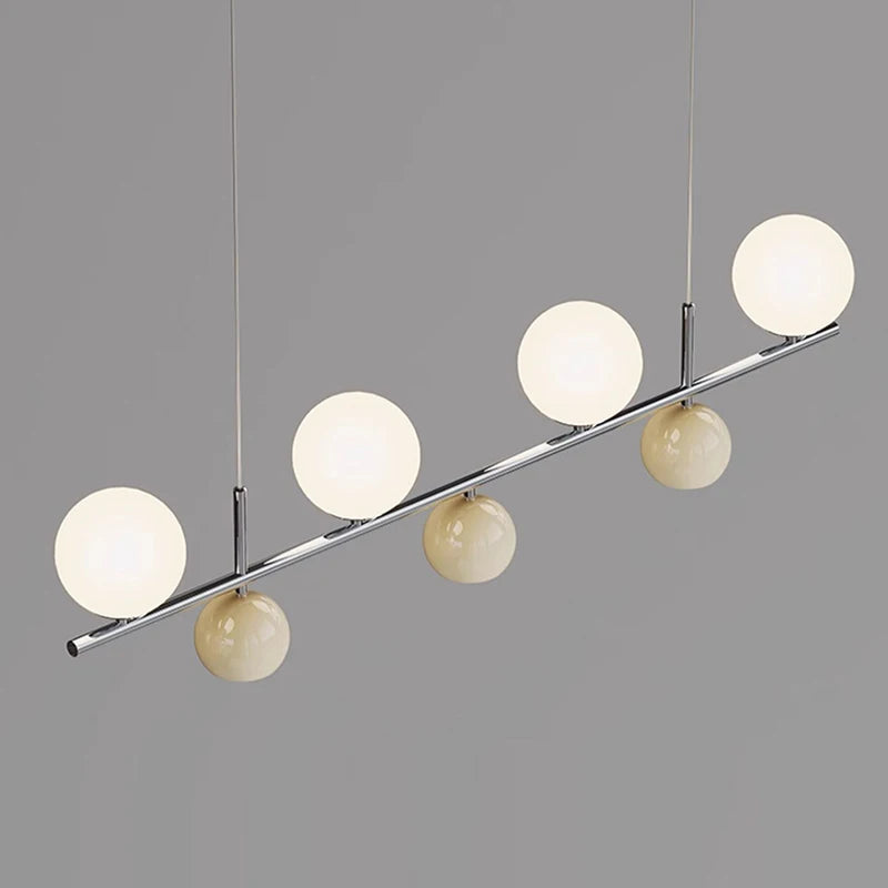 Suspension LED ronde lustre table - vue 5 sur 15