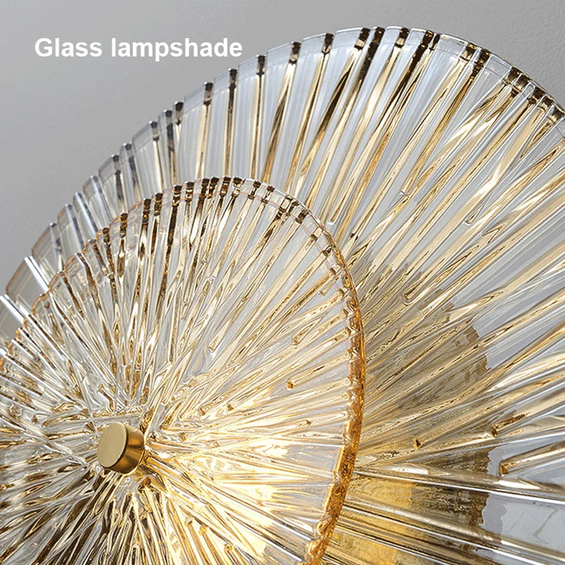 Postmoderne Wandleuchte aus Glas für stilvolle Inneneinrichtung - vue 6 sur 8