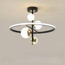 lustre led moderne nordique simple boule pour intérieur