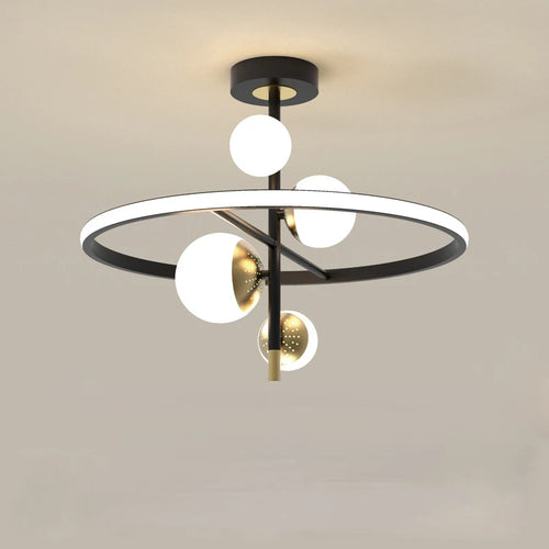 lustre led moderne simple boule nordique pour éclairage intérieur
