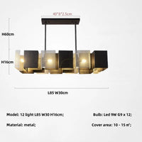 lustre suspendu led moderne pour maison de luxe