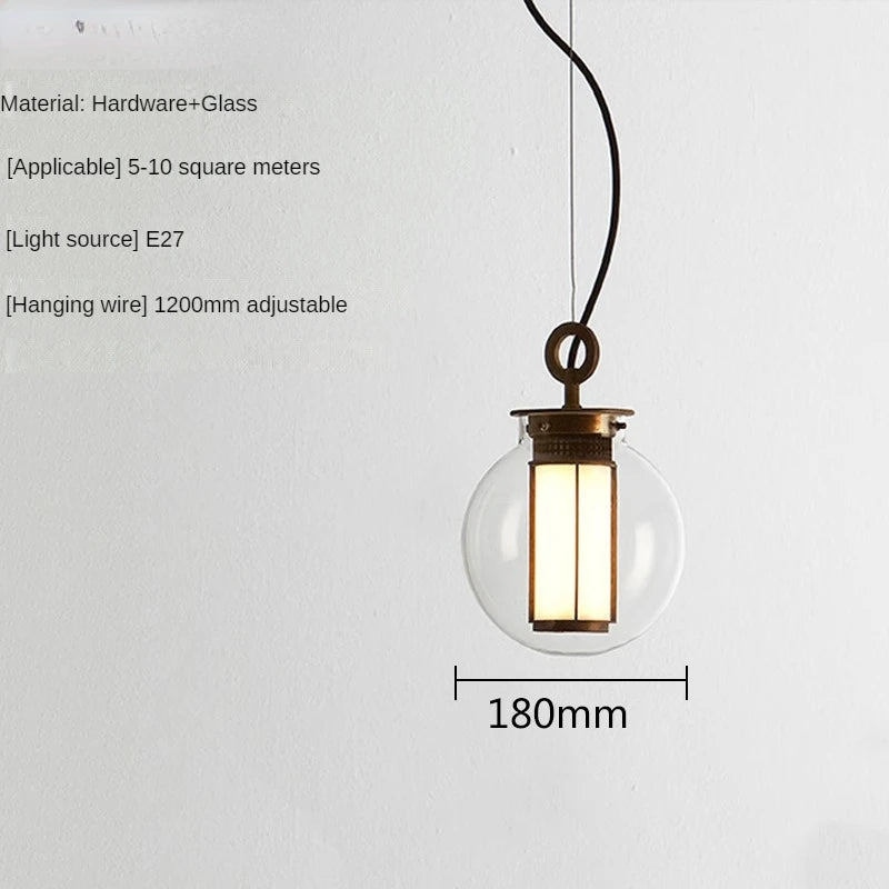 suspension en verre minimaliste pour bar et restaurant - vue 8 sur 9