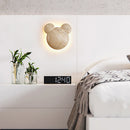 Applique murale ours créative de Style crème moderne