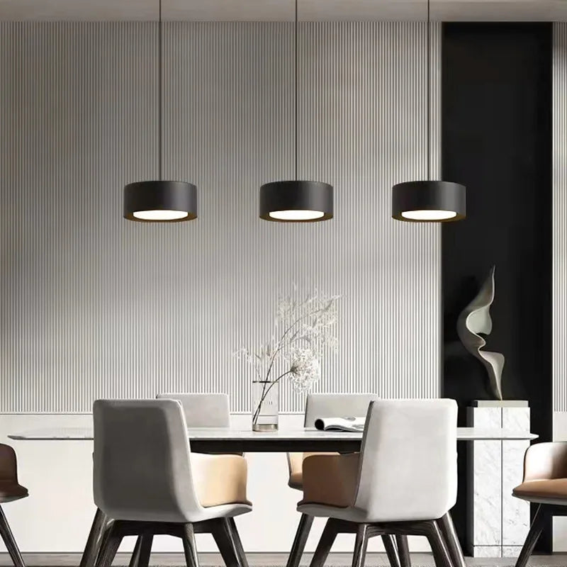 suspension led nordique simple fer lampes suspendues décoration