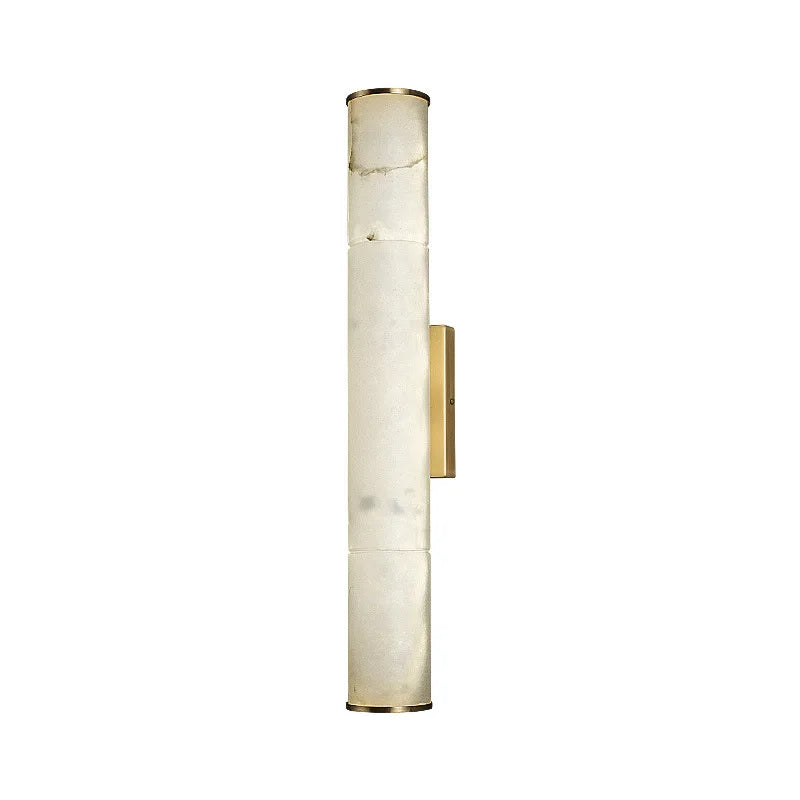 Brass Natural Marble Wall Lamp Drop Shipping Foyer Dining Room Stairs Stone Sconce Lamp Luxury Bedroom Copper Lamp Art Deco - vue 7 sur 10