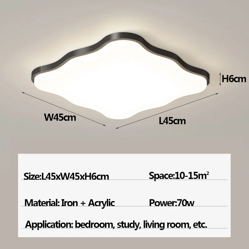 Moderne LED-Deckenleuchte für den Innenbereich - vue 16 sur 16