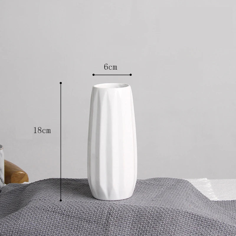 vase en céramique pour fleurs décoration intérieure et bureau - vue 12 sur 18