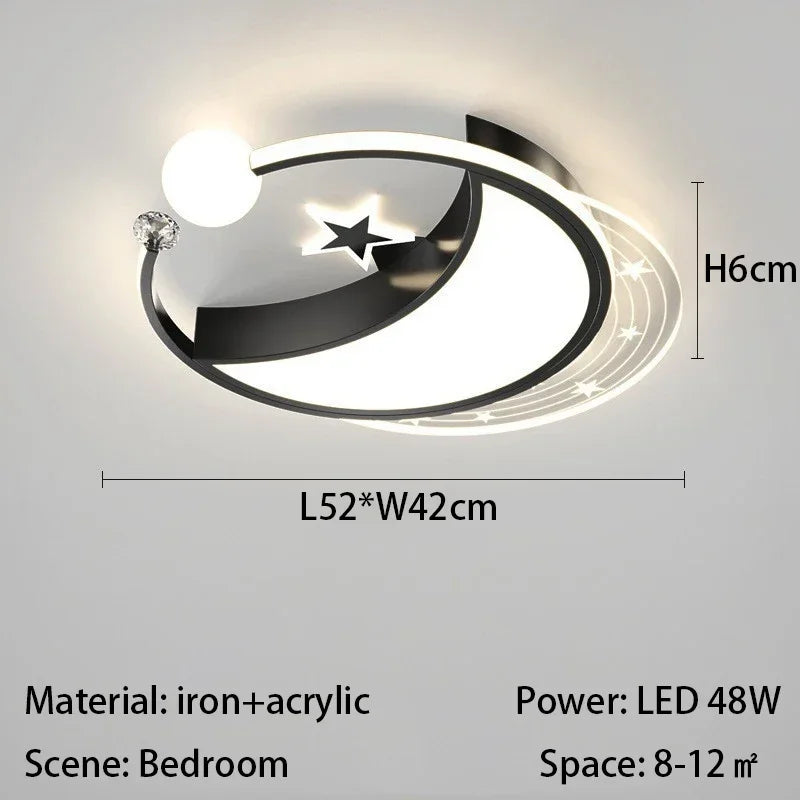 Moderne nordische LED-Deckenleuchte für stilvolle Wohnraumdekoration